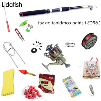 16pcs Fishing combination set all essential equipment fishing gear suit combination fishing supplies fish pole drift hook line
16pcs Fishing combination set all essential equipment fishing gear suit combination fishing supplies fish pole drift hook line