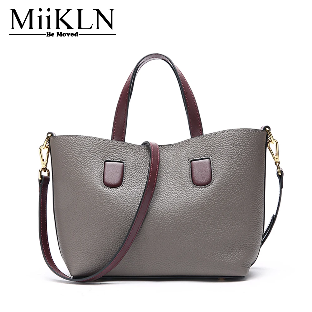 MiiKLN Grey Black Coffee New Design Women Handbags Genuine Leather Casual Tote Solid Crossbody Bag Fashion Female Bag
MiiKLN Grey Black Coffee New Design Women Handbags Genuine Leather Casual Tote Solid Crossbody Bag Fashion Female Bag