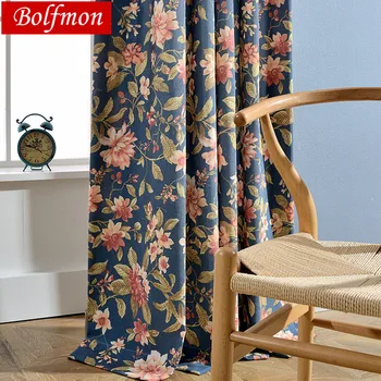 Cotton Polyester Eco Half Shading America Printed Navy Curtain for Living Room Colorful Flower Window Drapes for Bedroom Classic
Cotton Polyester Eco Half Shading America Printed Navy Curtain for Living Room Colorful Flower Window Drapes for Bedroom Classic
