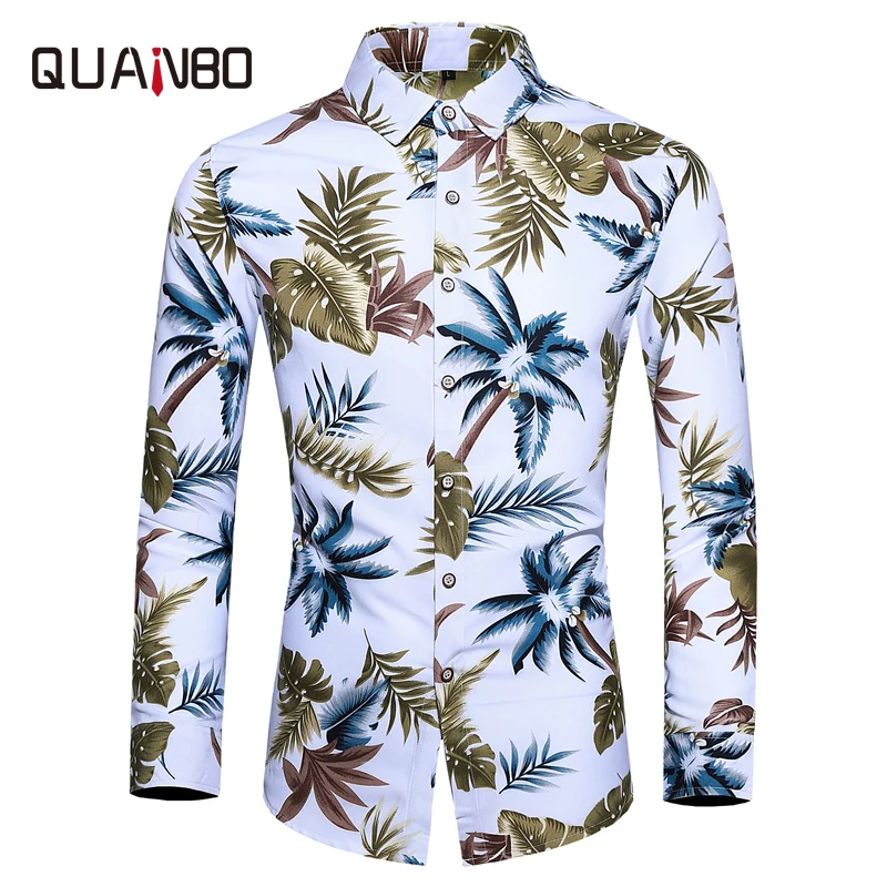 Plus Size Mens Fashion Casual Floral Shirts 2019 New Autumn Men Long Sleeve Shirt Black White Square Collar Slim Male Shirt
Plus Size Mens Fashion Casual Floral Shirts 2019 New Autumn Men Long Sleeve Shirt Black White Square Collar Slim Male Shirt