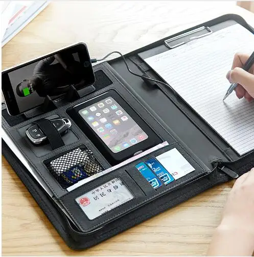 multifunctional zipper leather business manger bag a4 file folder organizer with ipad stand USB rigid disk fasterner W003
multifunctional zipper leather business manger bag a4 file folder organizer with ipad stand USB rigid disk fasterner W003