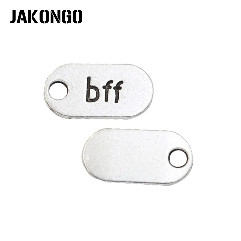 Фото JAKONGO антикварные посеребренные Подвески Best Friends Forever BFF для изготовления