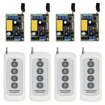 500m 220V 1CH 1CH 10A Wireless Remote Control LED Lighting Switch Relay Receiver +4CH Transmitter System ,315 / 433 MHz
500m 220V 1CH 1CH 10A Wireless Remote Control LED Lighting Switch Relay Receiver +4CH Transmitter System ,315 / 433 MHz