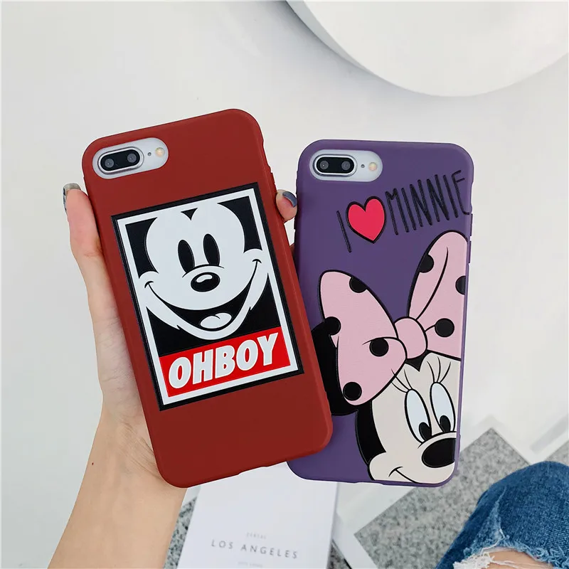 Cartoon Mickey Minnie Mouse Soft IMD Phone Case For Apple iPhone 6 6s 6Plus 8 X Xs Max XR for iPhone 7 Cases Coque Fundas
Cartoon Mickey Minnie Mouse Soft IMD Phone Case For Apple iPhone 6 6s 6Plus 8 X Xs Max XR for iPhone 7 Cases Coque Fundas