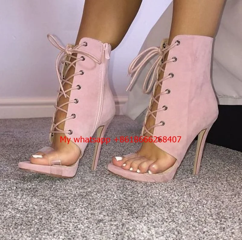Sexy Pink PU Suede Women Sandals Thin High Heels 11 CM Gladiator Bandage Cross Tied Fashion Summer Party Femme Shoes
Sexy Pink PU Suede Women Sandals Thin High Heels 11 CM Gladiator Bandage Cross Tied Fashion Summer Party Femme Shoes
