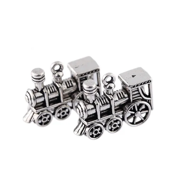 5pcs Tibetan Silver bead charms Steam train Pendant Fit for punk Necklace making 2*2.8cm
5pcs Tibetan Silver bead charms Steam train Pendant Fit for punk Necklace making 2*2.8cm