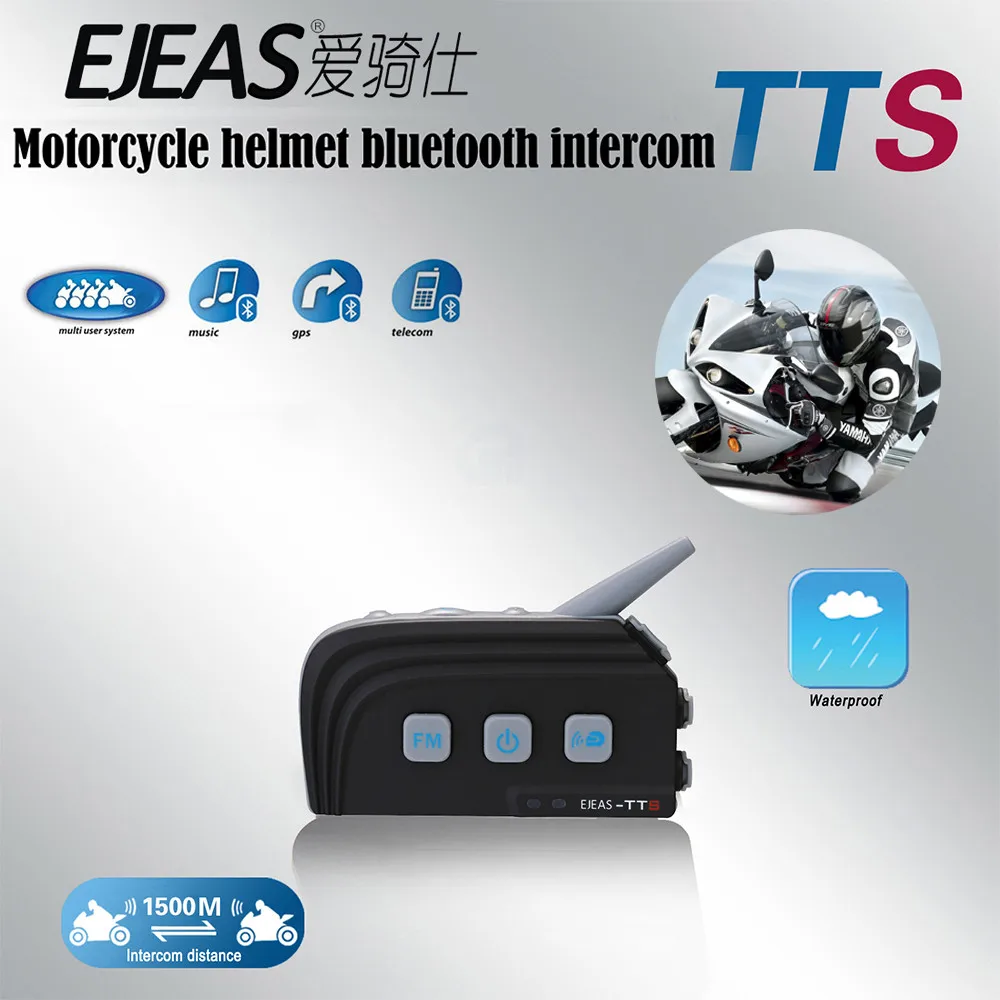 Dual Bluetooth 1500M Motorbike helmets Intercom Wireless Moto Interphone for 4 Riders with FM Stereo headset
Dual Bluetooth 1500M Motorbike helmets Intercom Wireless Moto Interphone for 4 Riders with FM Stereo headset