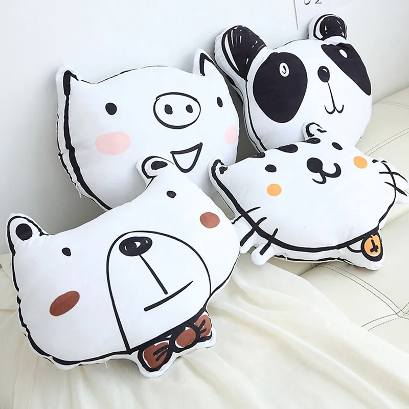 1pc About 45x45cm 5 Patterns Simple Style Pillow Panda Pig Puppy Bear Bear Pillow Cute Plush Toy Animal Dolls Home Sofa Cushions
1pc About 45x45cm 5 Patterns Simple Style Pillow Panda Pig Puppy Bear Bear Pillow Cute Plush Toy Animal Dolls Home Sofa Cushions