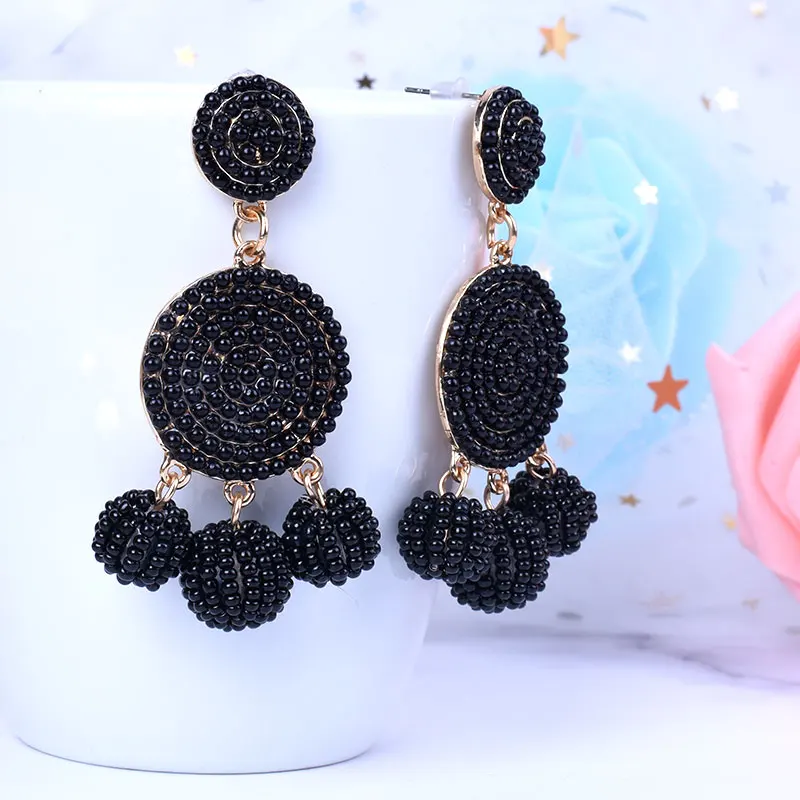 Fashion Boho Ethnic Large Tassel Fringe Earrings 2019 Handmade Big Beads Statement Earrings Party Dangle Drop Earrings jewelry
Fashion Boho Ethnic Large Tassel Fringe Earrings 2019 Handmade Big Beads Statement Earrings Party Dangle Drop Earrings jewelry