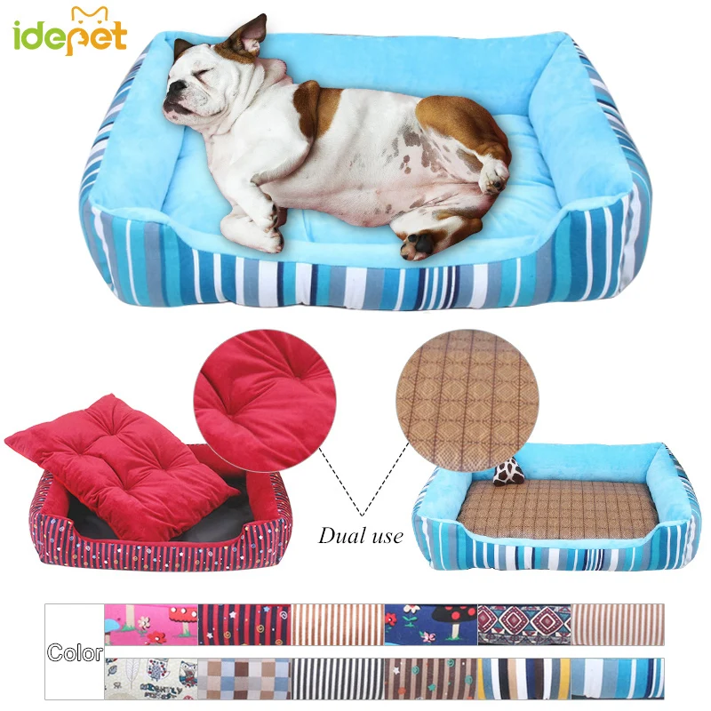 

Big Dog Bed for Pet Dogs House Home Removable Soft Pets Dogs Basket Kennel Nest Warming Cave Puppy Fleece Doghouse Pet Beds 30