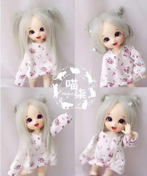 New 1/12 3-4 inch 9-10cm 1/8 4-5 inch 12cm 14cm BJD fRime green Long straight hair For AE PukiFee lati Antiskid BJD Doll Wig
New 1/12 3-4 inch 9-10cm 1/8 4-5 inch 12cm 14cm BJD fRime green Long straight hair For AE PukiFee lati Antiskid BJD Doll Wig