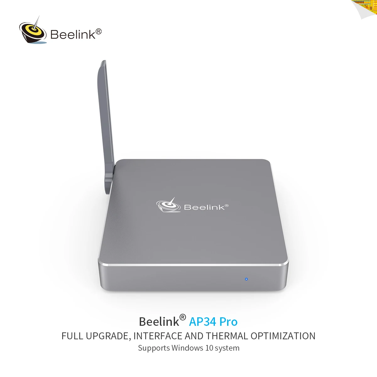 

Beelink AP34 TV Box Pro Mini PC Windows 10 Intel WiFi BT4.0 Media Player Apollo Lake N3450 4GB/6GB RAM 64GB ROM TV Box 2.4G/5.8G