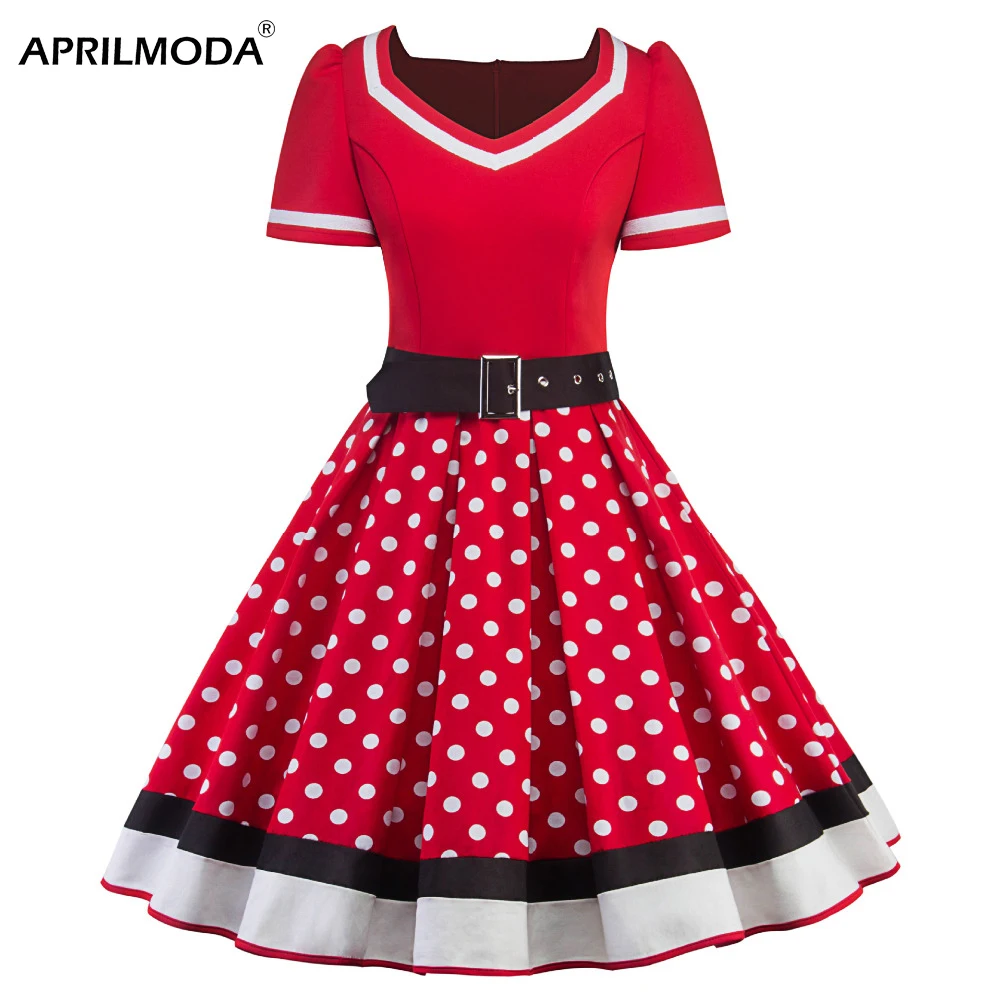 Christmas Polka Dot Winter Women Dress 50s 60s Retro Vintage Party Dresses Short Sleeve Tunic Casual Swing Rockabilly Robe Femme
Christmas Polka Dot Winter Women Dress 50s 60s Retro Vintage Party Dresses Short Sleeve Tunic Casual Swing Rockabilly Robe Femme
