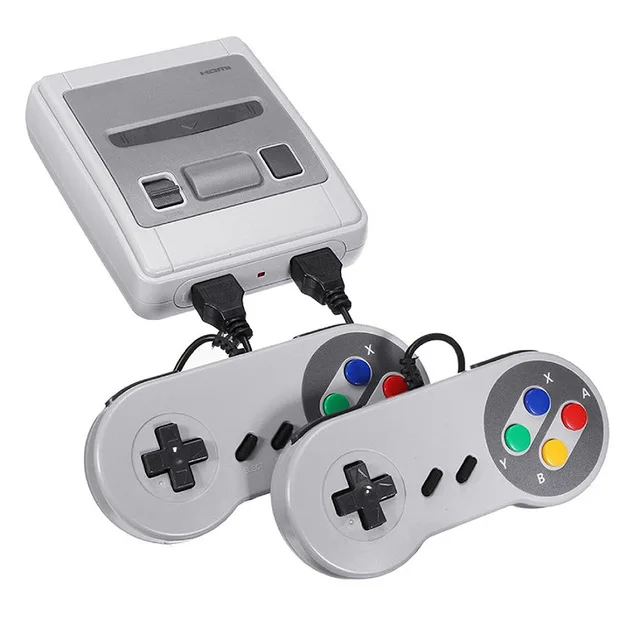 Mini HDMI Family TV 8 Bit SNES Video Game Console Retro Classic HDMI HD Output TV Handheld Game Player Built-in 621 Games
Mini HDMI Family TV 8 Bit SNES Video Game Console Retro Classic HDMI HD Output TV Handheld Game Player Built-in 621 Games