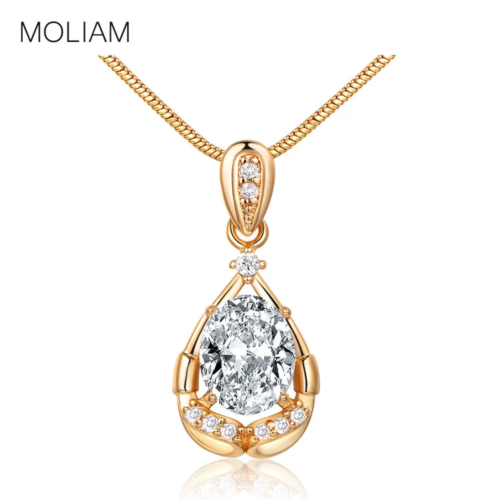 MOLIAM New Arrival Fashion Necklace Ladies Cubic Zirconia Collar Pendants with Chain Pingentes Joias MLP001,MLP002
MOLIAM New Arrival Fashion Necklace Ladies Cubic Zirconia Collar Pendants with Chain Pingentes Joias MLP001,MLP002