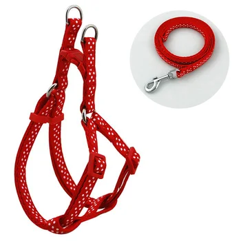 1.0 cm Width Polka Dot Nylon Dog Pet Harness & Walking Leash Set No Pull Dogs Puppy Harness and Leads Pink Red Blue
1.0 cm Width Polka Dot Nylon Dog Pet Harness & Walking Leash Set No Pull Dogs Puppy Harness and Leads Pink Red Blue
