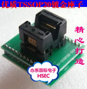 Original TSSOP20 to DIP20 Adapter /TSSOP8 Adapter IC Test Socket Programmer adapter 0.65mm Pitch
Original TSSOP20 to DIP20 Adapter /TSSOP8 Adapter IC Test Socket Programmer adapter 0.65mm Pitch