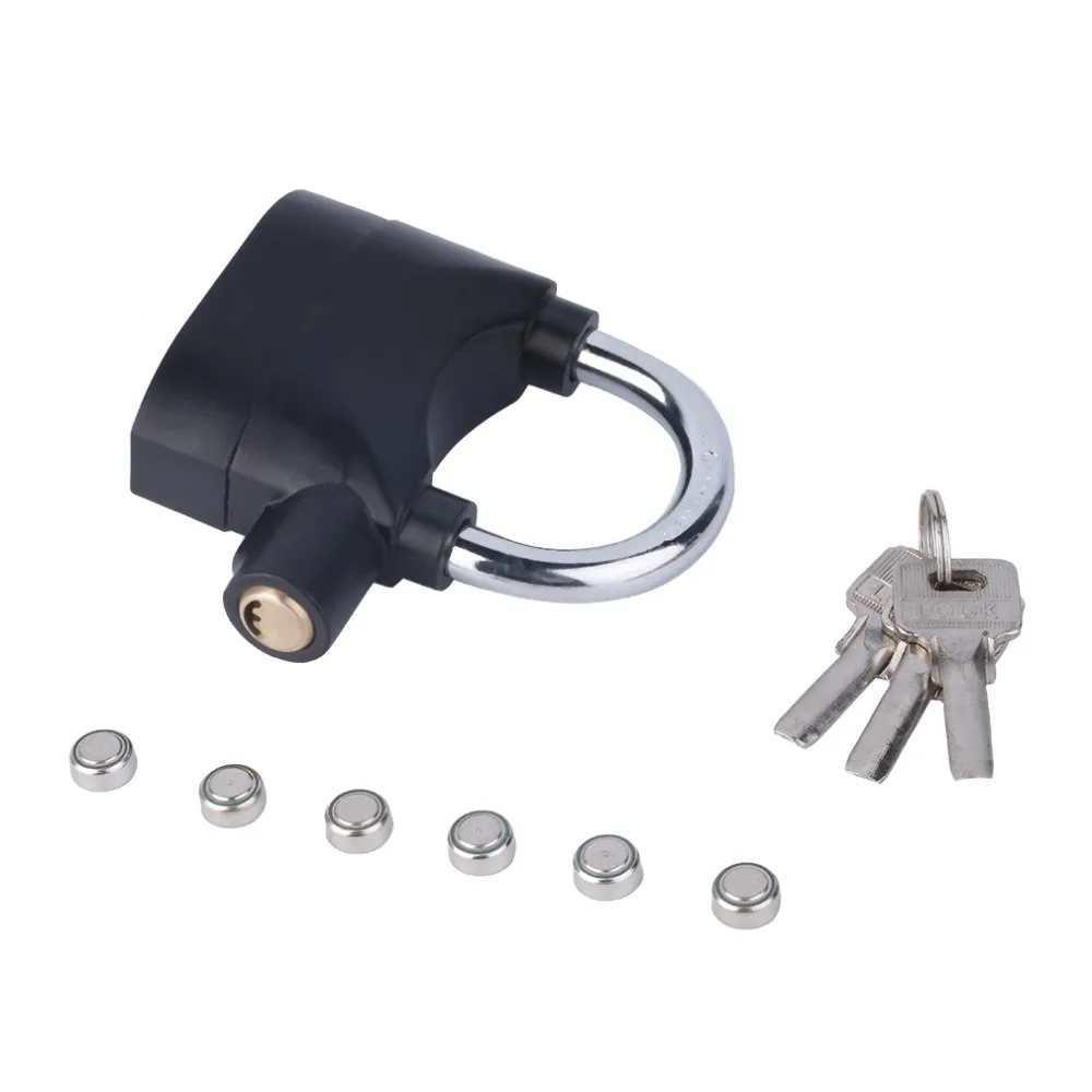 Black Waterproof Siren Alarm Padlock Alarm Lock for Motorcycle Bike Bicycle Perfect Security with 110dB Alarm Pad locks Hot Sale
Black Waterproof Siren Alarm Padlock Alarm Lock for Motorcycle Bike Bicycle Perfect Security with 110dB Alarm Pad locks Hot Sale