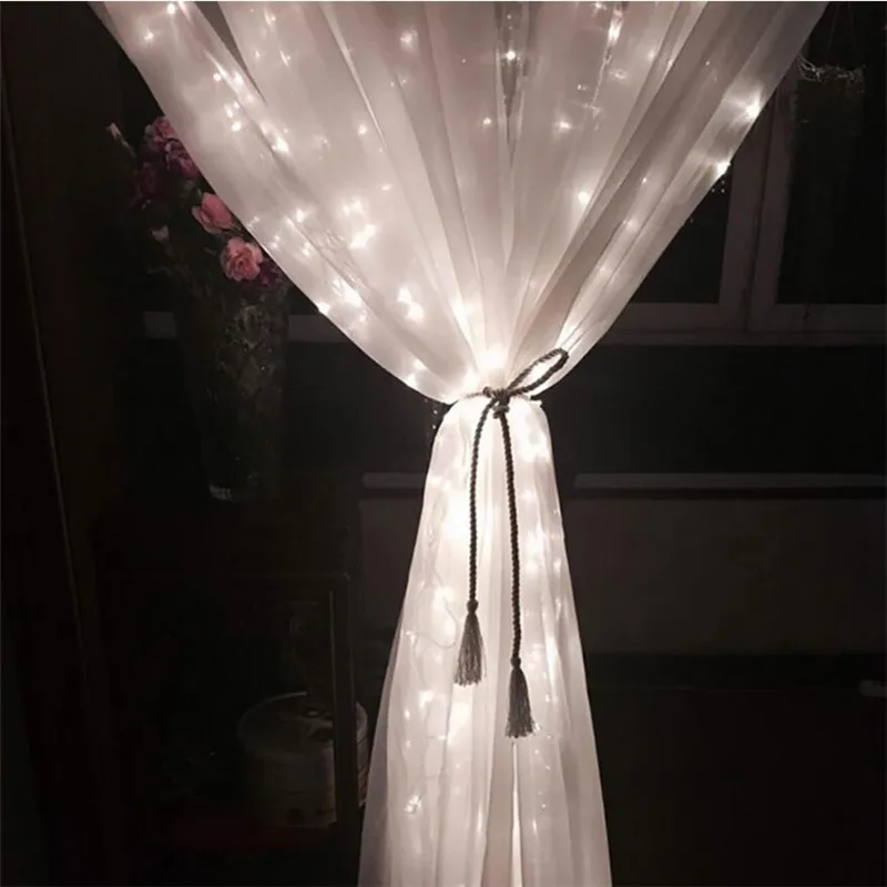 3M x 3M 300LED Outdoor Home Christmas Decorative xmas String Fairy Curtain Strip Garlands Party Lights For Wedding Decorations 18