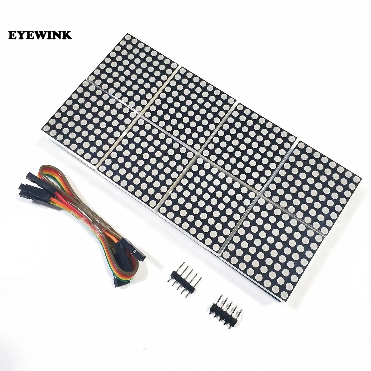 MAX7219 Dot Matrix Module 8 bit Matrix 2*4 Display Module MCU Control Driver Module
MAX7219 Dot Matrix Module 8 bit Matrix 2*4 Display Module MCU Control Driver Module