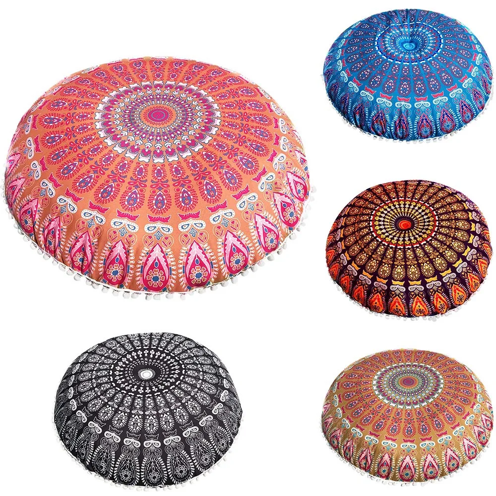 Fshion Indian Mandala Floor Pillows Round Bohemian Cushion Pillows Cover Huge Case Home Decoration
Fshion Indian Mandala Floor Pillows Round Bohemian Cushion Pillows Cover Huge Case Home Decoration