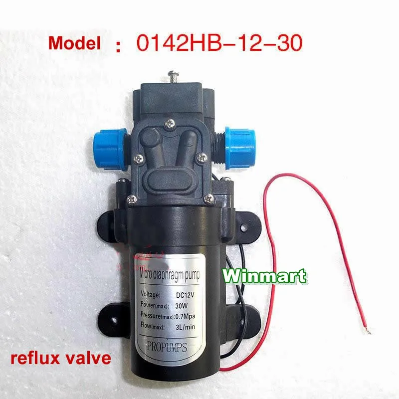 30W DC12V/24V Reflux valve type Micro Diaphragm Water Pump Self-priming Booster Pump 3L/min Pipe connection
30W DC12V/24V Reflux valve type Micro Diaphragm Water Pump Self-priming Booster Pump 3L/min Pipe connection