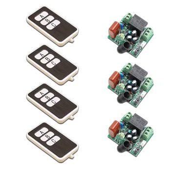 Big Discounts AC220V 1CH Wireless Mini Switch System 3Receiver&4Transmitter Remote Controller 10A Output State is Adjusted New
Big Discounts AC220V 1CH Wireless Mini Switch System 3Receiver&4Transmitter Remote Controller 10A Output State is Adjusted New