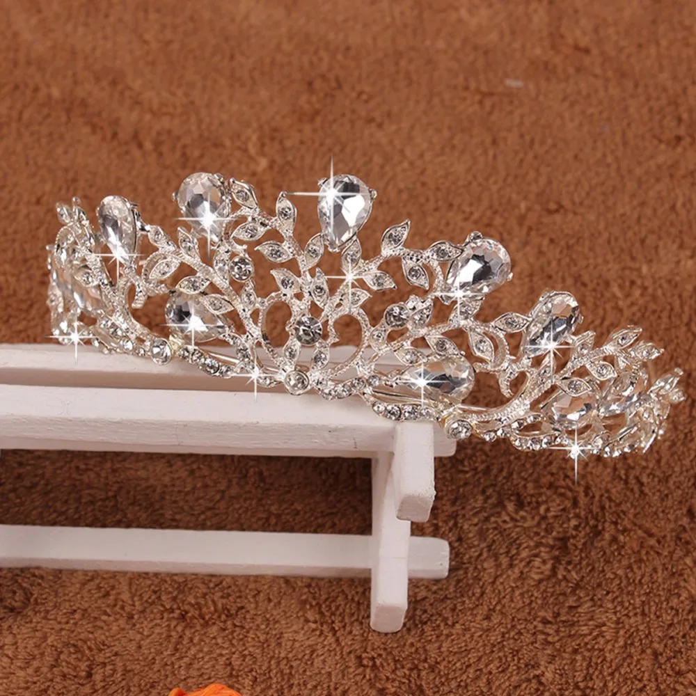A40 Elegant Noble Crystal Rhinestone Crown Leaf Wedding Party Bride Tiara Headband
A40 Elegant Noble Crystal Rhinestone Crown Leaf Wedding Party Bride Tiara Headband