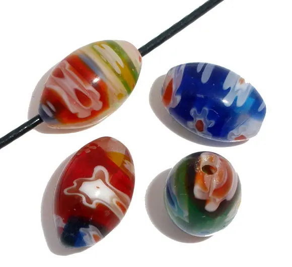2019 New 50 Mixed Millefiori Glass Lampwork Oval Spacer Bead (Over $100 Free Express)
2019 New 50 Mixed Millefiori Glass Lampwork Oval Spacer Bead (Over $100 Free Express)