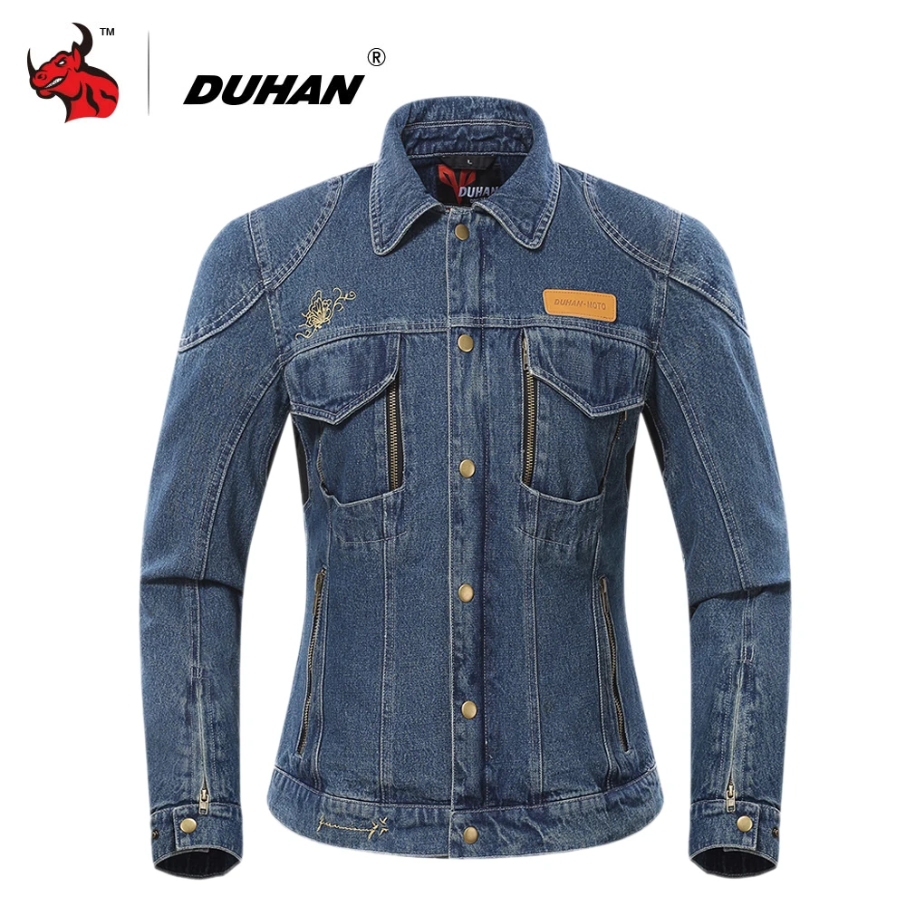 DUHAN Motorcycle Jacket Women Moto Denim Jacket Autumn Winter Protective Gear Cold-proof Keep Warm Motorcycle Clothing
DUHAN Motorcycle Jacket Women Moto Denim Jacket Autumn Winter Protective Gear Cold-proof Keep Warm Motorcycle Clothing