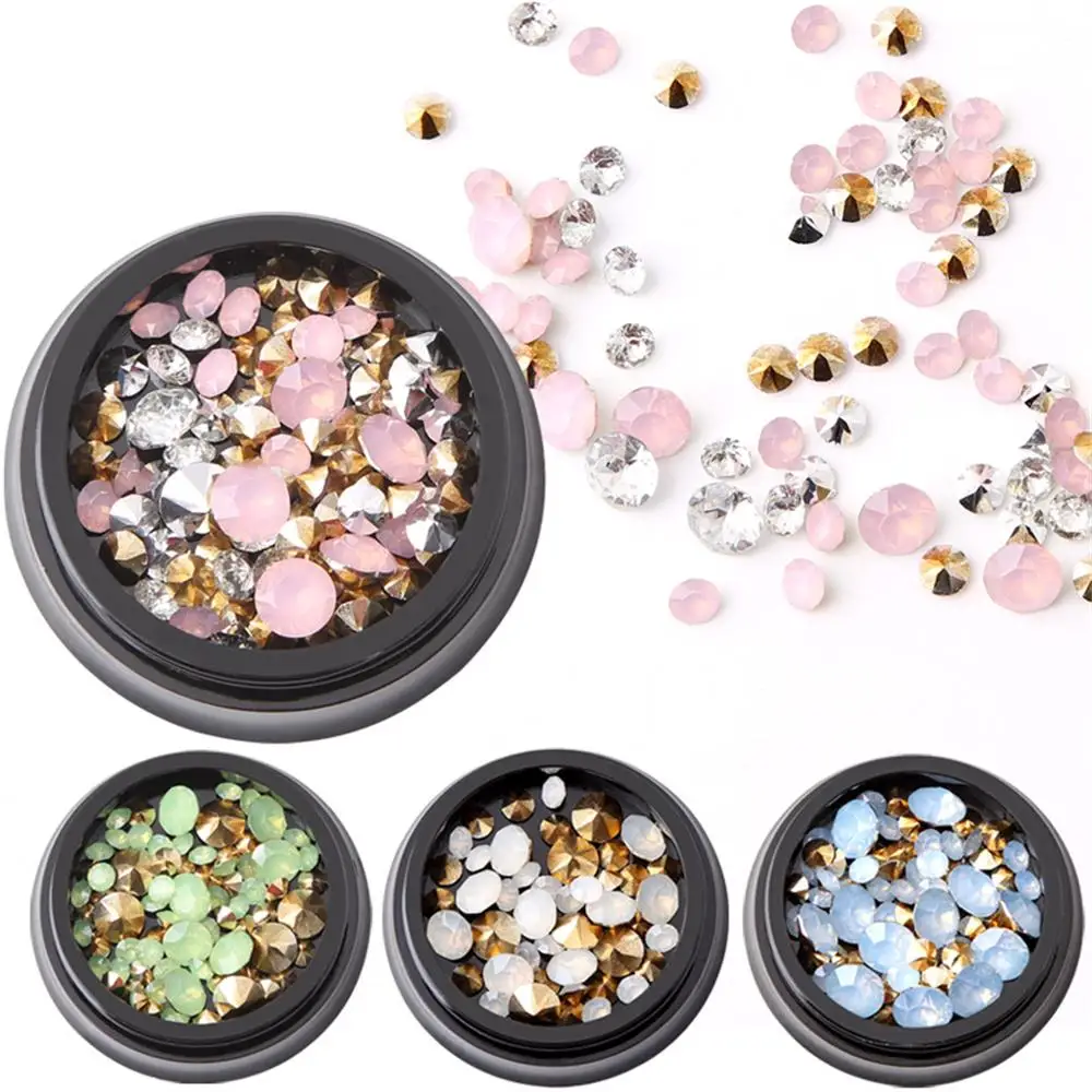 1 Box 3D Colorful DIY Crystals Nail Glitter Multi-size Sharp Bottom Nail Art Rhinestones Manicure Decor Stick On Fingernails
1 Box 3D Colorful DIY Crystals Nail Glitter Multi-size Sharp Bottom Nail Art Rhinestones Manicure Decor Stick On Fingernails
