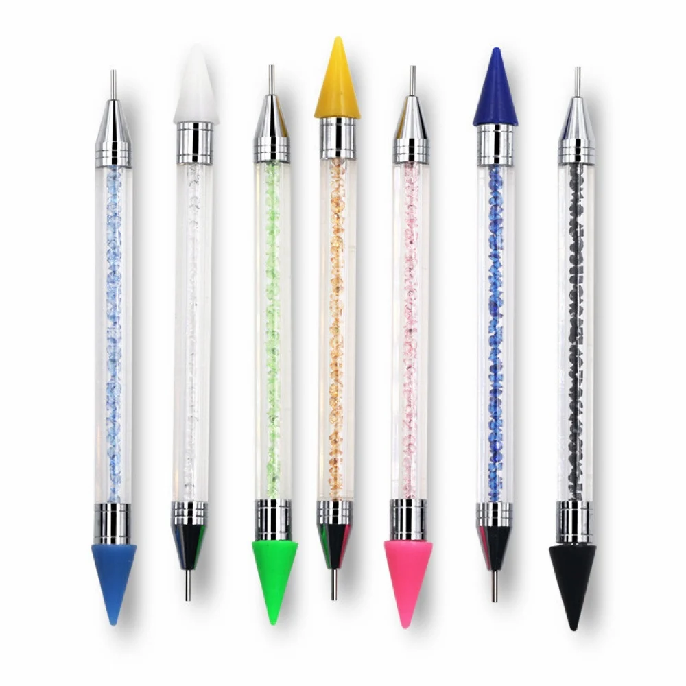 1pc Dual End Nail Art Dotting Pen Rhinestone Stud Picker Wax Pencil Crystal Beads Nails Tips Decoration Manicure Tool New Design
1pc Dual End Nail Art Dotting Pen Rhinestone Stud Picker Wax Pencil Crystal Beads Nails Tips Decoration Manicure Tool New Design