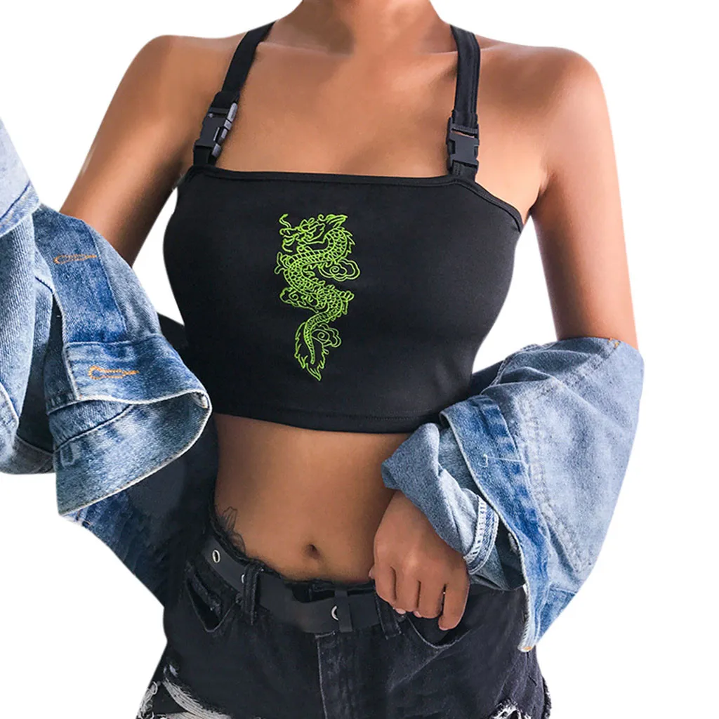 JAYCOSIN 2019 New Summer Women Tank Tops Sexy Reflective Shortened Bandage Sports Wear Gym Buckle Tube Dragon Top Vest 9040318
JAYCOSIN 2019 New Summer Women Tank Tops Sexy Reflective Shortened Bandage Sports Wear Gym Buckle Tube Dragon Top Vest 9040318