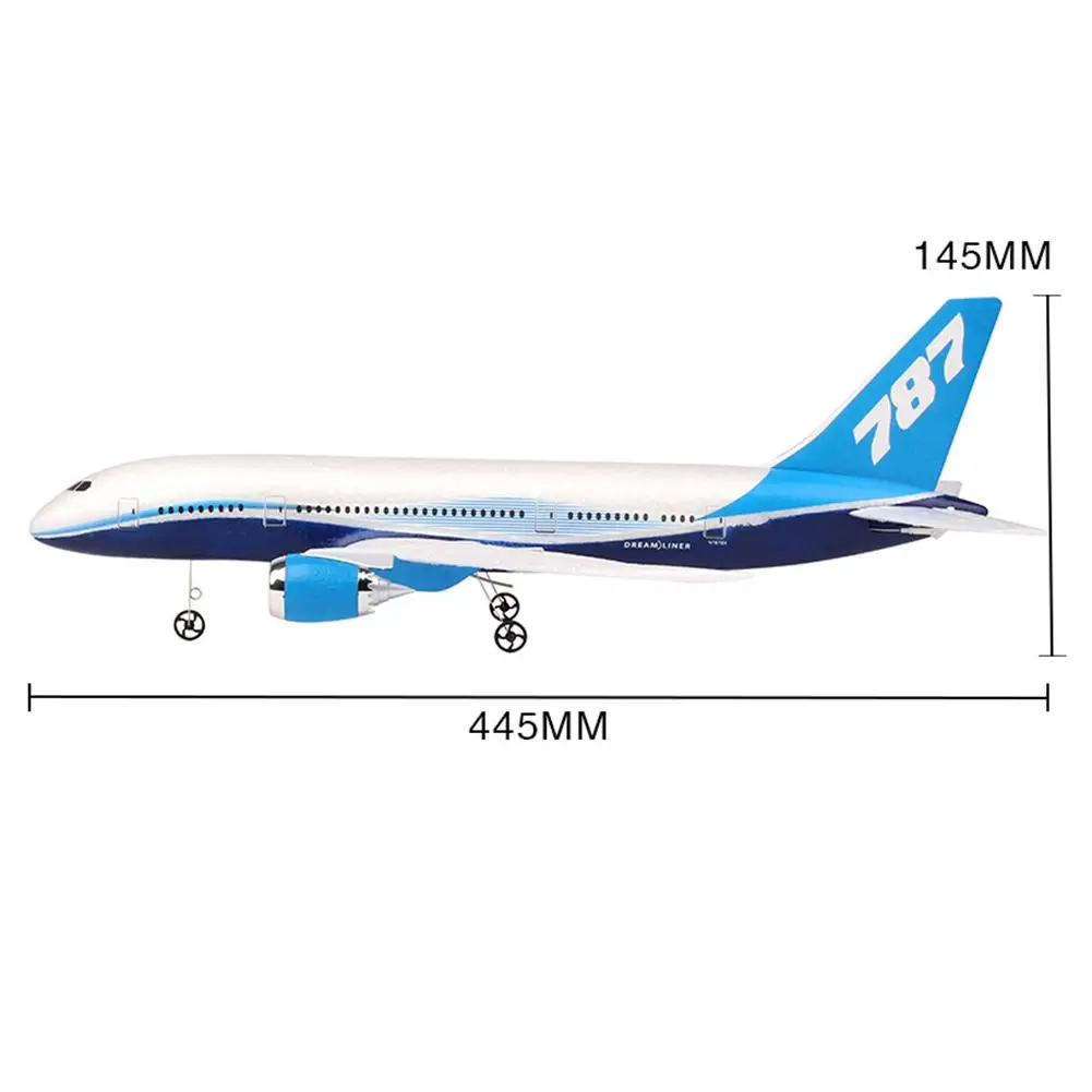 DIY Радиоуправляемый летательный аппарат EPP RC Дрон Boeing 787 2 4G 3Ch самолет с