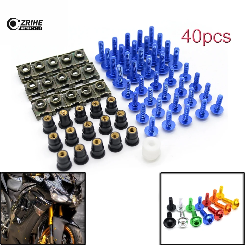 Motorcycle Windscreen Fairing Bolts Nut Screws Washer for honda XADV 750 X-11 CBR250R VFR 1200/F ST1300 Black SpiRit NC750 cb400
Motorcycle Windscreen Fairing Bolts Nut Screws Washer for honda XADV 750 X-11 CBR250R VFR 1200/F ST1300 Black SpiRit NC750 cb400