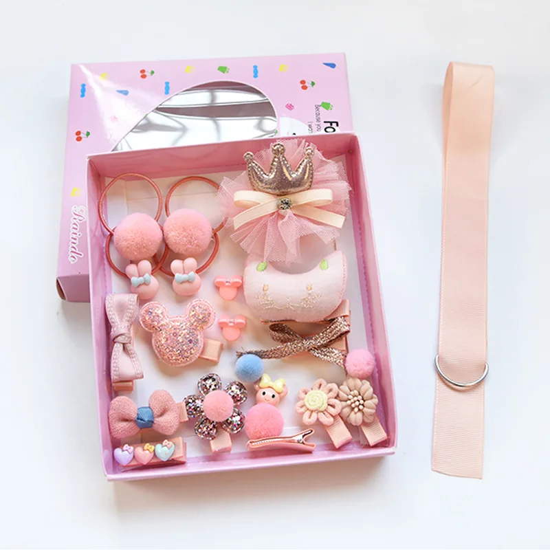 18pcs/set Hair Clips For Girls Hair Accessories Gift Set Ribbon Bow Handmade Hairpins kids Hair Barrettes Hairgrips With Box
18pcs/set Hair Clips For Girls Hair Accessories Gift Set Ribbon Bow Handmade Hairpins kids Hair Barrettes Hairgrips With Box