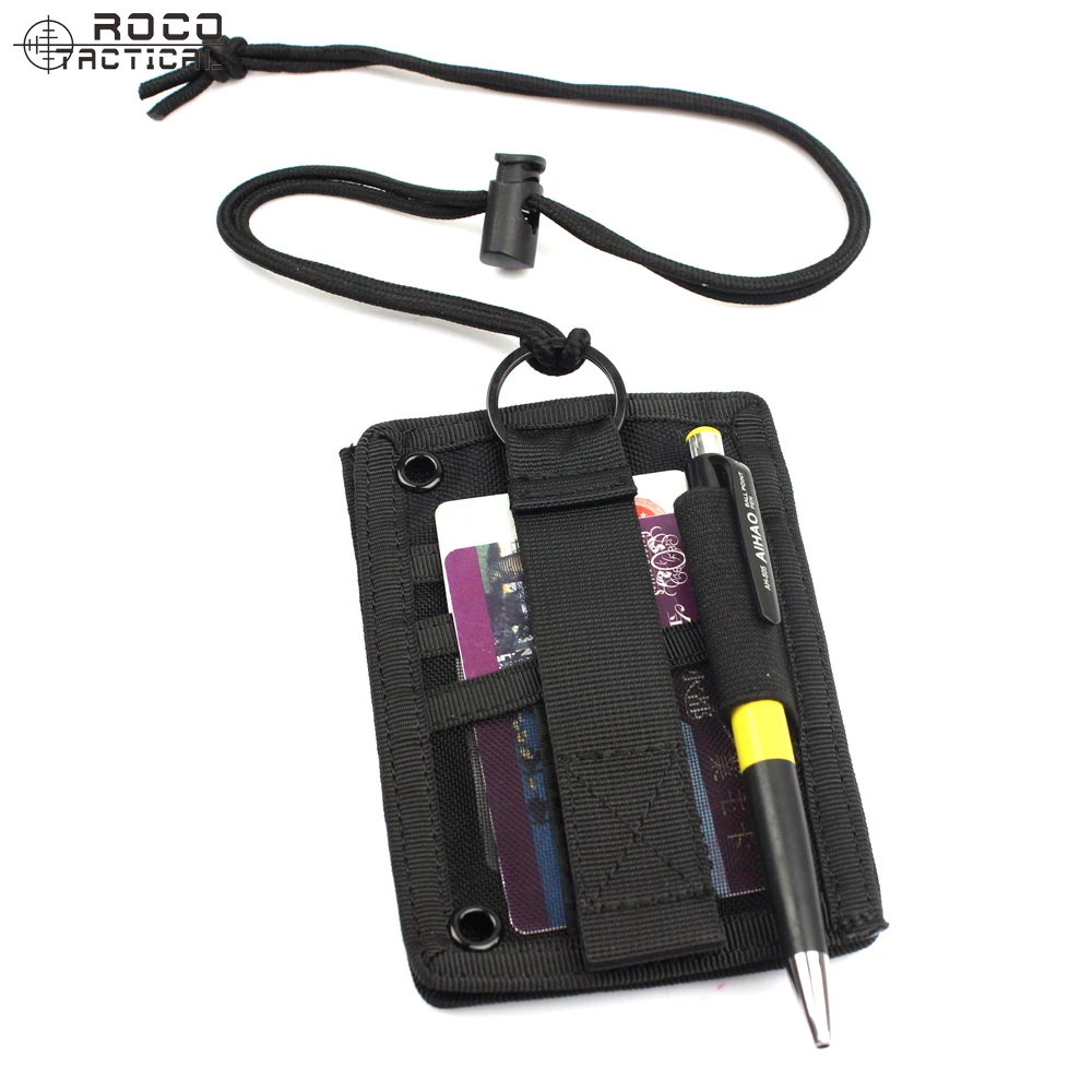ROCOTACTICAL Tactical Neck Badge ID Credit Card Pen Pouch Holder Combat Army Sports Necklace Badge Holder with Neck Lanyard
ROCOTACTICAL Tactical Neck Badge ID Credit Card Pen Pouch Holder Combat Army Sports Necklace Badge Holder with Neck Lanyard