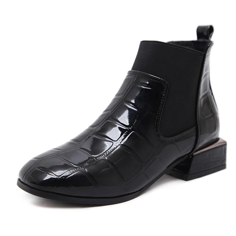 Short Boots Women's 2022 New Fleece Short Boots Thick Heel Winter Chelsea Net Red British Patent Leather Mid-Heel Boots Women's
Short Boots Women's 2022 New Fleece Short Boots Thick Heel Winter Chelsea Net Red British Patent Leather Mid-Heel Boots Women's