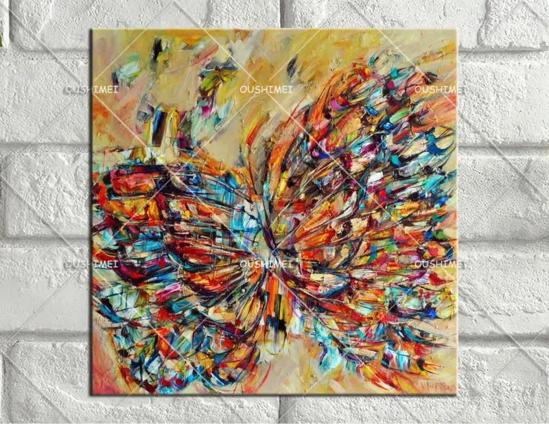 Handmade Modern Abstract Decorative Butterfly Picture Oil Painting On Canvas Wall Art For Living Room As Unique Gift Animals
Handmade Modern Abstract Decorative Butterfly Picture Oil Painting On Canvas Wall Art For Living Room As Unique Gift Animals