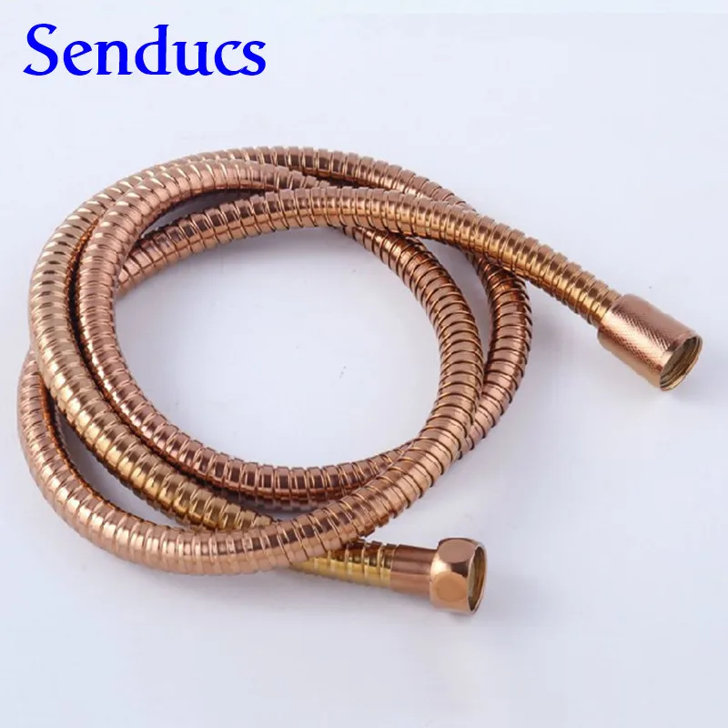 Free shipping high quality stainless steel shower shose with rose gold shower hose for bathroom shower plumbing hose
Free shipping high quality stainless steel shower shose with rose gold shower hose for bathroom shower plumbing hose