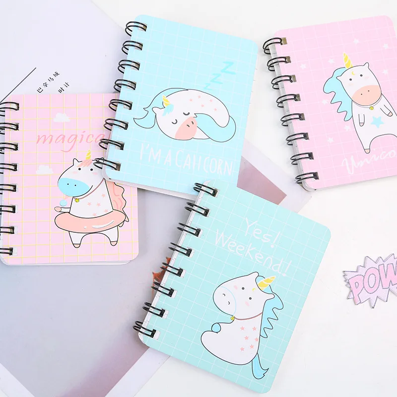 Cute Kawaii Cartoon Unicorn Cat Spiral Mini Notebook Animal Diary Book Portable Notepad Stationery Office School Supplies
Cute Kawaii Cartoon Unicorn Cat Spiral Mini Notebook Animal Diary Book Portable Notepad Stationery Office School Supplies