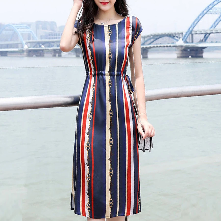 plus size summer dress women 2019 fashion sleeveless O-Neck long Dresses female casual Pencil Striped dress vestidos
plus size summer dress women 2019 fashion sleeveless O-Neck long Dresses female casual Pencil Striped dress vestidos
