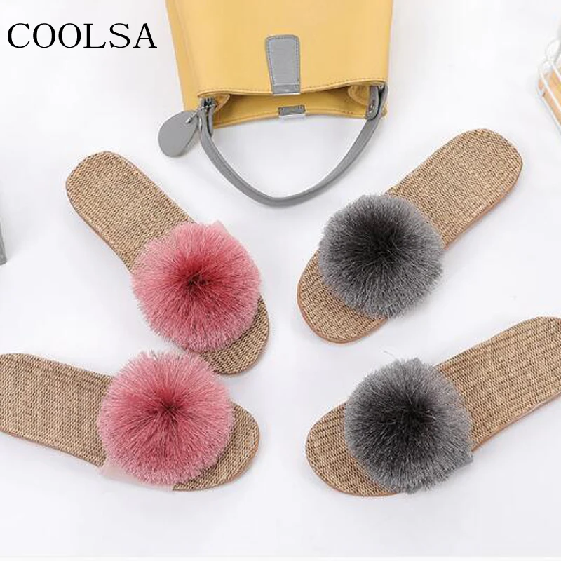 COOLSA Women's Summer Flat Tassel Linen Slippers Indoor Hotel Home Slippers Beach Flip Flops Black Sandals Women Slides Shoes
COOLSA Women's Summer Flat Tassel Linen Slippers Indoor Hotel Home Slippers Beach Flip Flops Black Sandals Women Slides Shoes