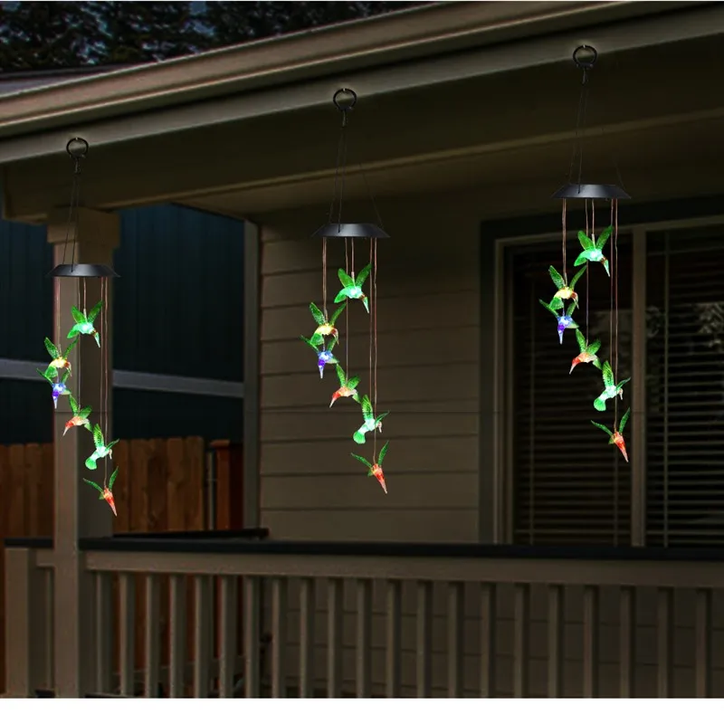 Dream Catcher Solar Hummingbird Wind Chimes Hanging Decorations Crafts Green/Clear Color LED Hanging Lamp Wind Chimes Light
Dream Catcher Solar Hummingbird Wind Chimes Hanging Decorations Crafts Green/Clear Color LED Hanging Lamp Wind Chimes Light