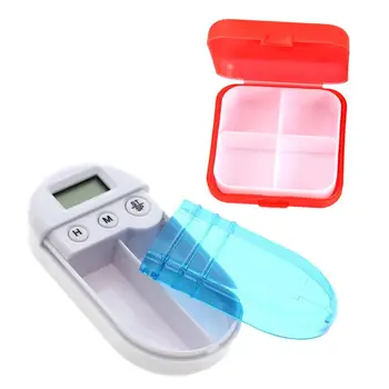 2pcs Pill Case Plastic Practical Dustproof Portable Easy to Use Smart Medicine Box 4 Grids Pills Case for Outdoor Trips
2pcs Pill Case Plastic Practical Dustproof Portable Easy to Use Smart Medicine Box 4 Grids Pills Case for Outdoor Trips