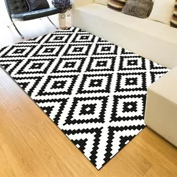 Nordic fashion black and white rectangle carpets for living room Coffee table large area soft rugs Modern Simple Bedroom carpet
Nordic fashion black and white rectangle carpets for living room Coffee table large area soft rugs Modern Simple Bedroom carpet