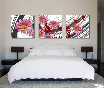 Free shipping cheap modern canvas art 3 pieces pink African daisy flower print painting
Free shipping cheap modern canvas art 3 pieces pink African daisy flower print painting