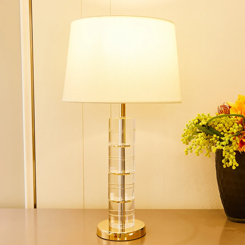 TUDA Transparent Crystal Table Lamps For Bedroom For Living Room Led Luxurious Table Lamp Bedside Lamp Crystal Column Table Lamp
TUDA Transparent Crystal Table Lamps For Bedroom For Living Room Led Luxurious Table Lamp Bedside Lamp Crystal Column Table Lamp