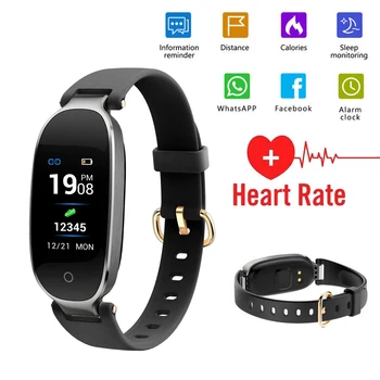 Color Screen Smart Watch Women Fashion Bracelet with Heart Rate Sleep Monitor Multiple Sports Modes Waterproof Fitness Tracker
Color Screen Smart Watch Women Fashion Bracelet with Heart Rate Sleep Monitor Multiple Sports Modes Waterproof Fitness Tracker