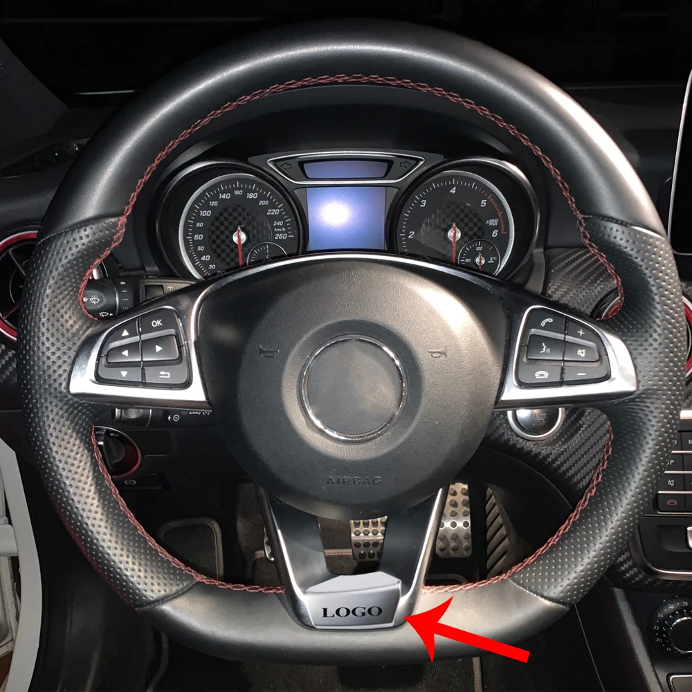 Car-styling Steering Wheel Cover Sticker For AMG Logo AMG Mercedes W212 W211 W210 W204 W206 CLA GLA GLC Emblem Badge Sticker
Car-styling Steering Wheel Cover Sticker For AMG Logo AMG Mercedes W212 W211 W210 W204 W206 CLA GLA GLC Emblem Badge Sticker